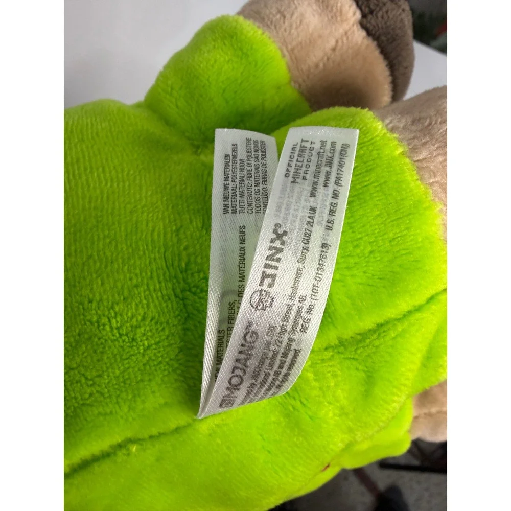 Minecraft Jinx Mojang Lime Green Sheep Plush Stuffed Animal Toy 7 Inch - Picture 5 of 5